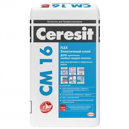 Клей для плитки Ceresit CM16, 25 кг